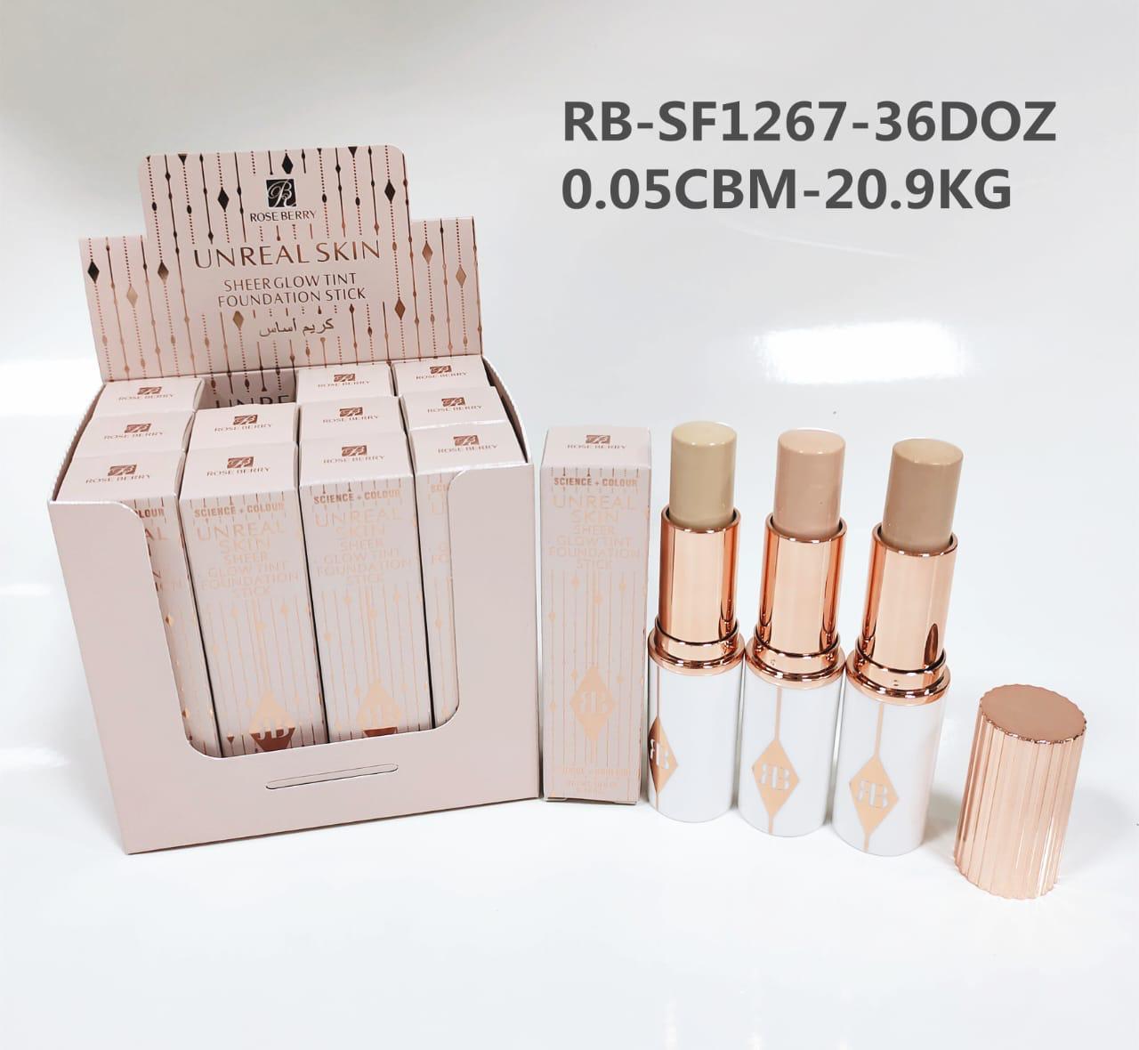 Rose Berry Unreal Skin Sheer Glow Tint Foundation Stick